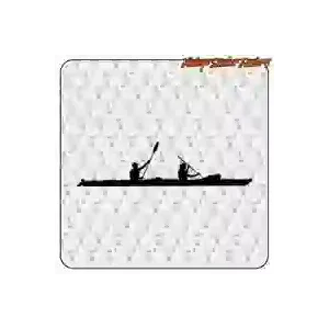 Autocollant KAYAK DOBLE en vinyle découpé