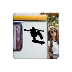 Skater-Skateboard-Aufkleber aus Vinyl