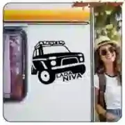 AUTOCOLLANT LADA NIVA. ACHETEZ DES AUTOCOLLANTS EN VINYLE.
