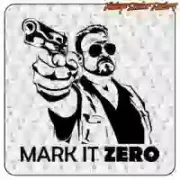 Autocollant MARK IT ZERO pour cinéma et culture geek