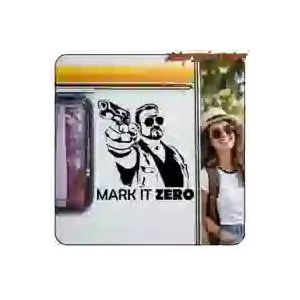 Pegatina MARK IT ZERO para cine y cultura geek