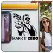 MARK IT ZERO Aufkleber für Kino und Geek-Kultur
