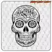 Sugar Skull Custom Culture Sticker