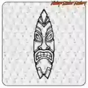 Tiki Board Surf Sticker | Vintage Sticker Factory