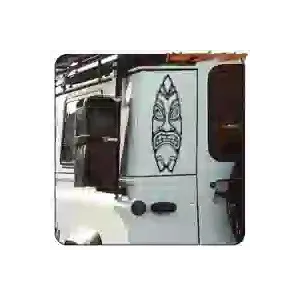 Tiki Board Surf Sticker | Vintage Sticker Factory