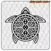 Tribal Turtle tribal turtle sticker