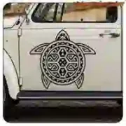 Tribal Turtle tribal turtle sticker