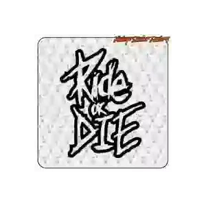 Pegatina RIDE OR DIE para moto y estilo custom