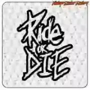 RIDE OR DIE Aufkleber für Motorrad und Custom-Stil