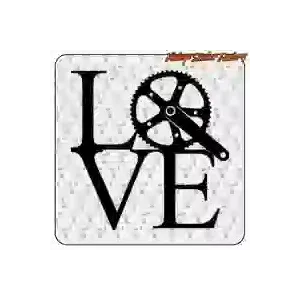 Pegatina LOVE BIKE de vinilo para bicicleta