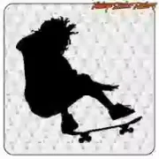Pegatina skater de vinilo troquelado