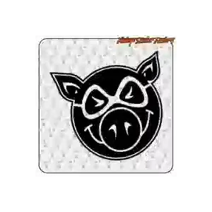 PIG WHEELS STICKER. BUY VINYL STICKERS.