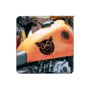 Pegatina PIG WHEELS. Comprar pegatinas.
