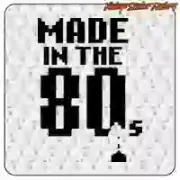 MADE IN 80S AUFKLEBER. KAUFEN SIE VINYLAUFKLEBER.