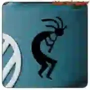 Pegatina Kokopelli | Vintage Sticker Factory