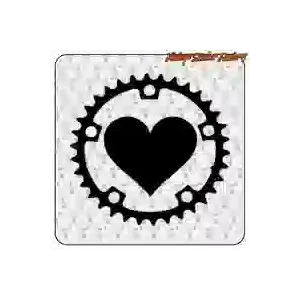 Autocollant Bike Love pour passionnés de cyclisme