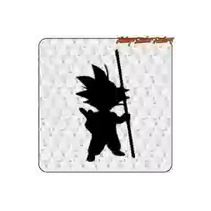 Goku sticker in cut vinyl