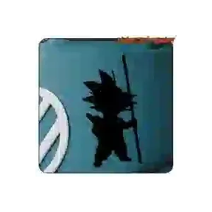 Autocollant de Goku en vinyle découpé