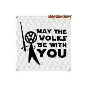 Autocollant MAY THE VOLKS BE WITH YOU