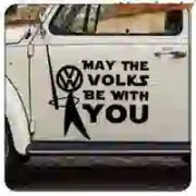Pegatina MAY THE VOLKS BE WITH YOU