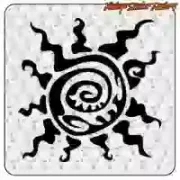 Pegatina Sol Tribal de estilo surf