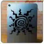 Tribal-Sonnenaufkleber im Surf-Stil