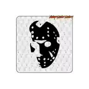 Autocollant masque de Jason | Horreur