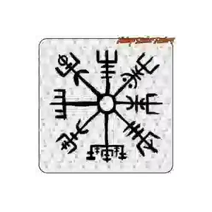 Pegatina Vegvísir para camper y autocaravana
