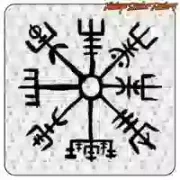 Pegatina Vegvísir para camper y autocaravana