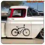 Autocollant Mountain Bike en vinyle découpé