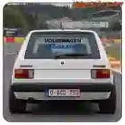 Volkswagen Racing sticker model 1 | Vinyl decal for VW car