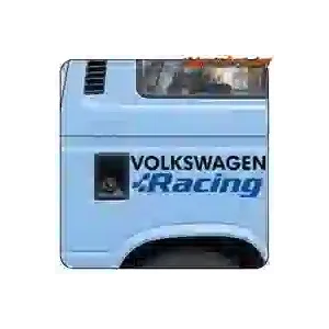 Volkswagen Racing sticker model 1 | Vinyl decal for VW car