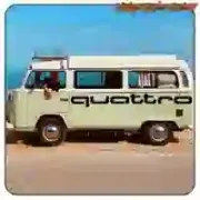 Autocollant QUATTRO voiture | Vinyle décoratif