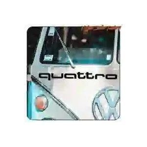 Autocollant QUATTRO voiture | Vinyle décoratif