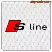 Pegatina S LINE vinculada a Audi | Vinilo decorativo