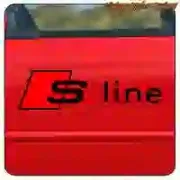 Pegatina S LINE vinculada a Audi | Vinilo decorativo