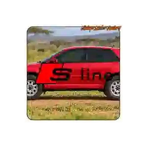 S LINE Sticker Visually Linked to Audi | Decorative Vinyl