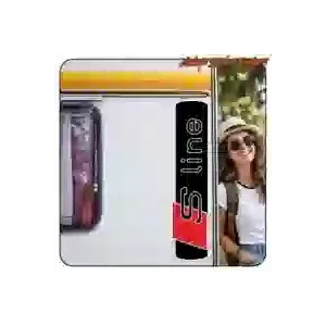 Pegatina S LINE en vinilo de corte