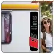 Pegatina S LINE en vinilo de corte
