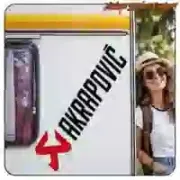 AKRAPOVIC racing motorbike sticker