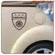 Karmann Logo Aufkleber kaufen | Vinyl klassischer Volkswagen