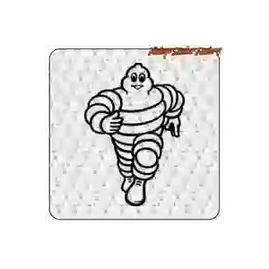 Vintage Bibendum sticker for car