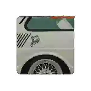 Pegatina Bibendum vintage para coche