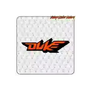 Two-tone KTM Duke sticker for motorcycle