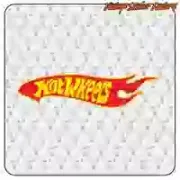 Autocollant Hot Wheels à l’envers, années 80