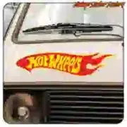 Autocollant Hot Wheels à l’envers, années 80