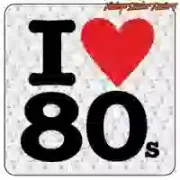 I Love 80's Aufkleber | 80er-Popkultur
