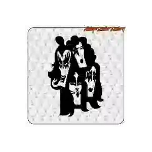 The Kiss sticker in several sizes