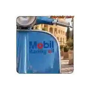 Mobil Racing Oil racing sticker