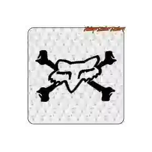FOX BONES STICKER. BUY VINYL STICKERS.